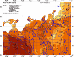 関東・東海海況速報/広域(2024/08/08)