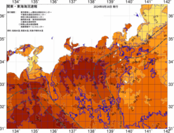 関東・東海海況速報/広域(2024/08/16)