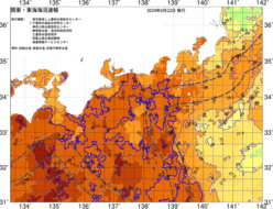 関東・東海海況速報/広域(2024/08/22)