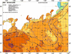 関東・東海海況速報/広域(2025/07/08)