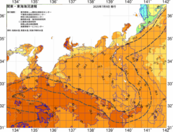 関東・東海海況速報/広域(2025/07/09)