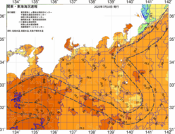 関東・東海海況速報/広域(2025/07/10)