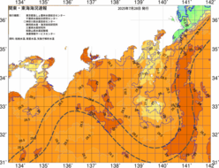 関東・東海海況速報/広域(2025/07/28)