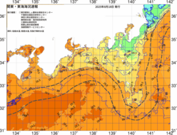 関東・東海海況速報/広域(2025/08/18)