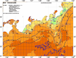 関東・東海海況速報/広域(2025/08/25)