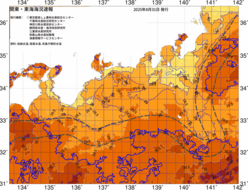 関東・東海海況速報/広域(2025/08/31)