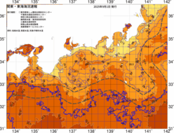 関東・東海海況速報/広域(2025/09/01)
