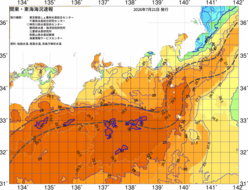 関東・東海海況速報/広域(2026/07/21)