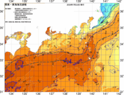 関東・東海海況速報/広域(2026/07/22)