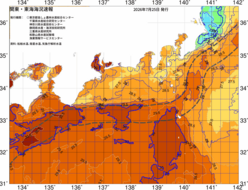 関東・東海海況速報/広域(2026/07/25)