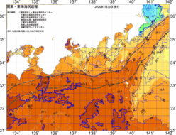 関東・東海海況速報/広域(2026/07/30)