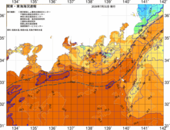 関東・東海海況速報/広域(2026/07/31)