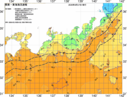 関東・東海海況速報/広域(2026/08/17)