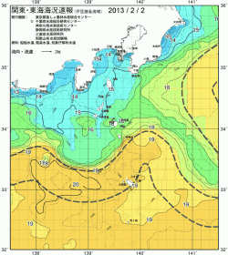 関東・東海海況速報/伊豆諸島海域(2013/02/02)