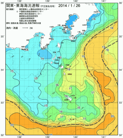 関東・東海海況速報/伊豆諸島海域(2014/01/26)