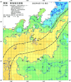関東・東海海況速報/伊豆諸島海域(2022/06/11)