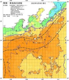 関東・東海海況速報/伊豆諸島海域(2023/05/09)