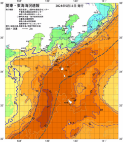 関東・東海海況速報/伊豆諸島海域(2024/05/11)