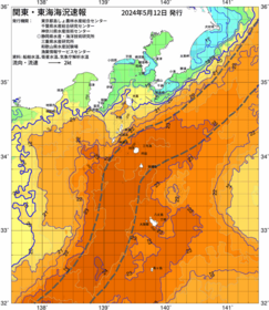 関東・東海海況速報/伊豆諸島海域(2024/05/12)