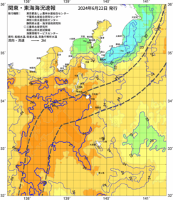 関東・東海海況速報/伊豆諸島海域(2024/06/22)