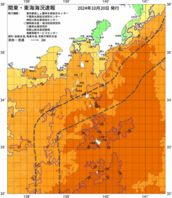 関東・東海海況速報/伊豆諸島海域(2024/10/20)