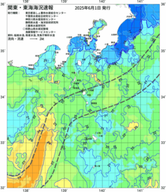 関東・東海海況速報/伊豆諸島海域(2025/06/01)