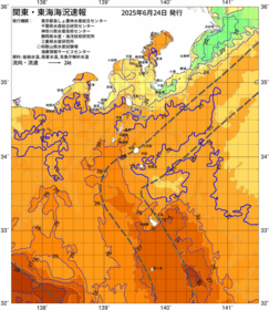 関東・東海海況速報/伊豆諸島海域(2025/06/24)