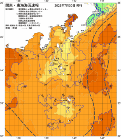 関東・東海海況速報/伊豆諸島海域(2025/07/30)