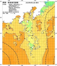 関東・東海海況速報/伊豆諸島海域(2025/08/12)