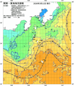 関東・東海海況速報/伊豆諸島海域(2026/03/11)