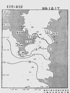 東京湾口海況図(1999/12/17)
