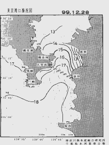 東京湾口海況図(1999/12/28)