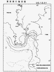 東京湾口海況図(2000/12/31)