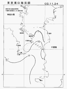 東京湾口海況図(2002/11/24)