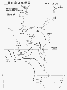 東京湾口海況図(2002/12/31)