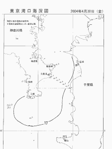 東京湾口海況図(2004/04/30)
