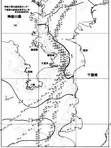 東京湾口海況図(2023/07/17)