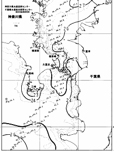 東京湾口海況図(2023/07/22)