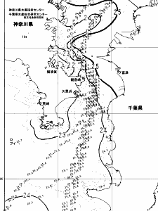 東京湾口海況図(2024/07/12)