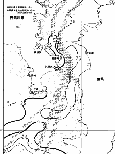 東京湾口海況図(2024/07/21)