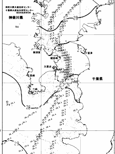 東京湾口海況図(2024/08/23)