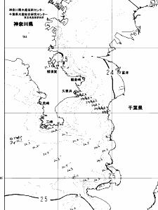 東京湾口海況図(2024/09/27)