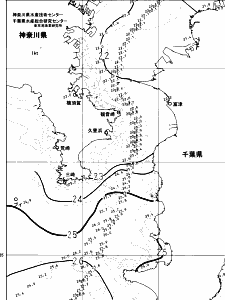 東京湾口海況図(2024/10/15)