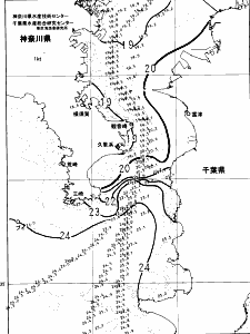 東京湾口海況図(2024/11/09)