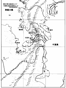 東京湾口海況図(2025/01/07)