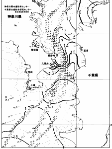 東京湾口海況図(2025/01/17)