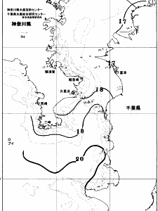 東京湾口海況図(2025/11/07)