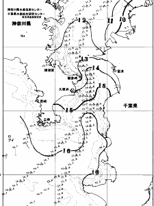 東京湾口海況図(2026/01/14)
