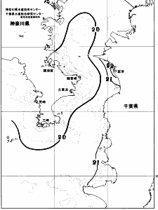東京湾口海況図(2026/05/21)