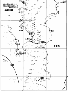 東京湾口海況図(2026/06/14)
